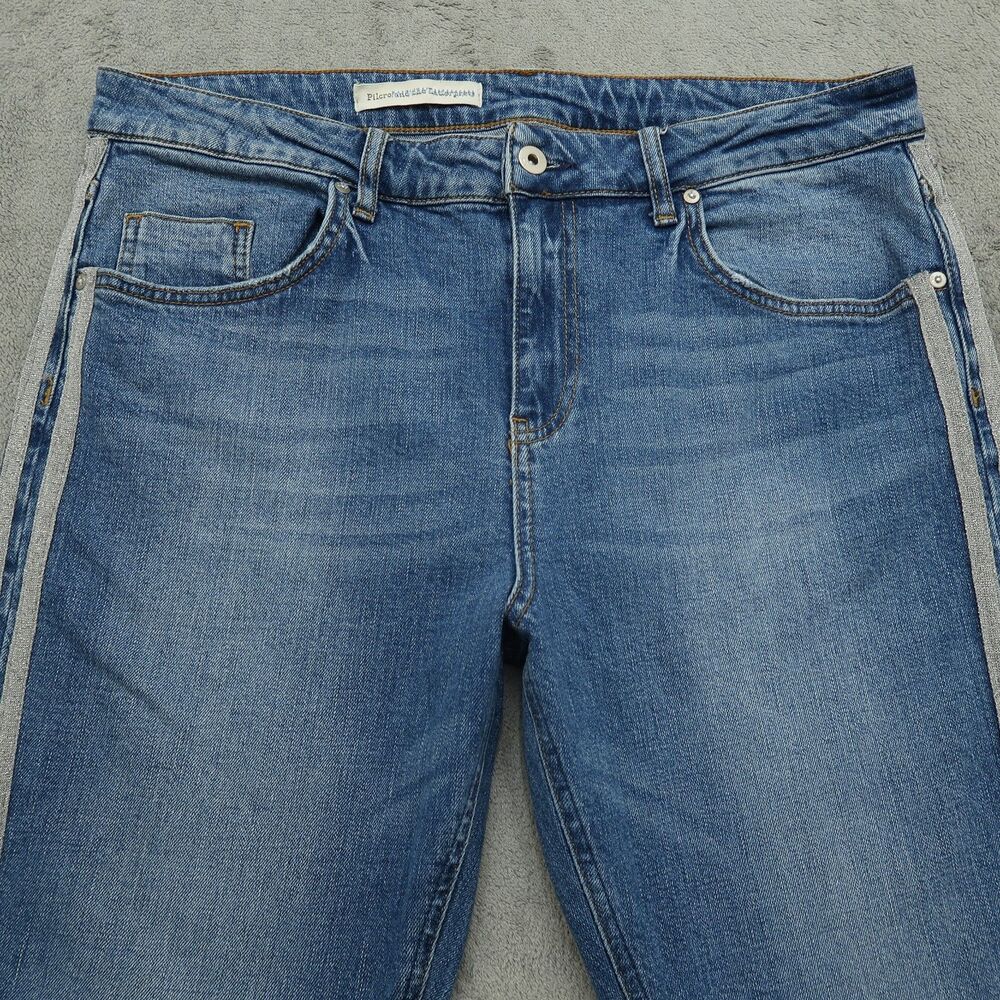 Pilcro Jeans Women's Fits 34x26 ( No Size Tag ) Blue High-Rise Cropped Denim - Picture 11 of 16